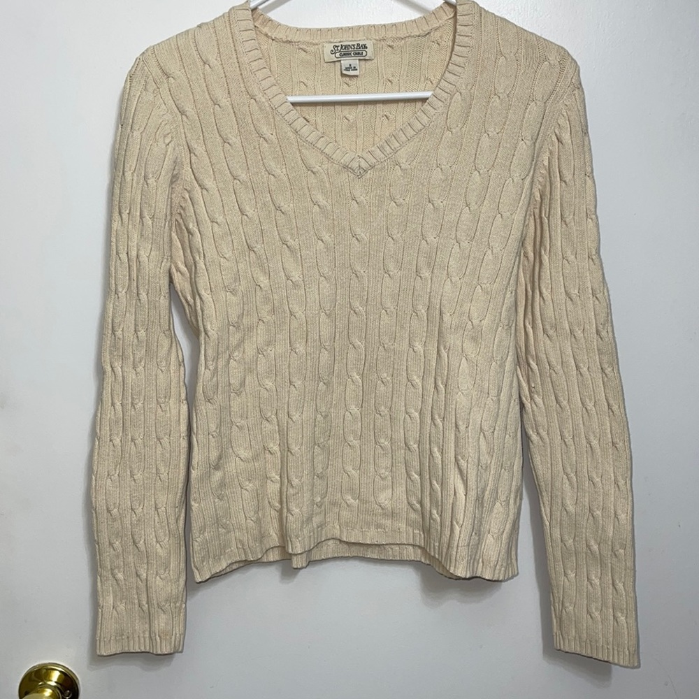 St. John’s bay classic cable sweater